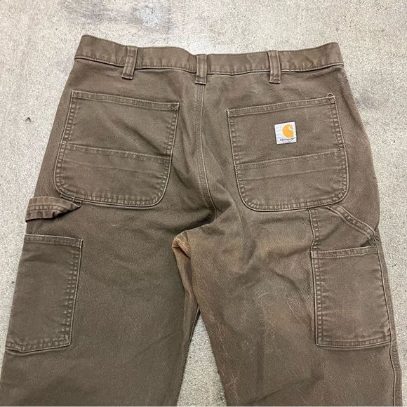 Carhartt Heavyweight Duck Canvas Carpenter Work Pants (34 x 32)
